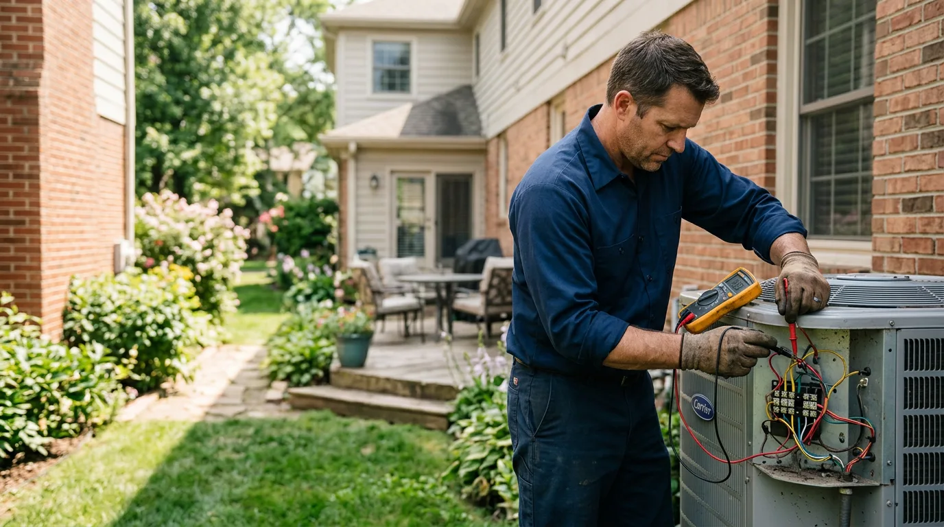 HVAC technician working near York, AL